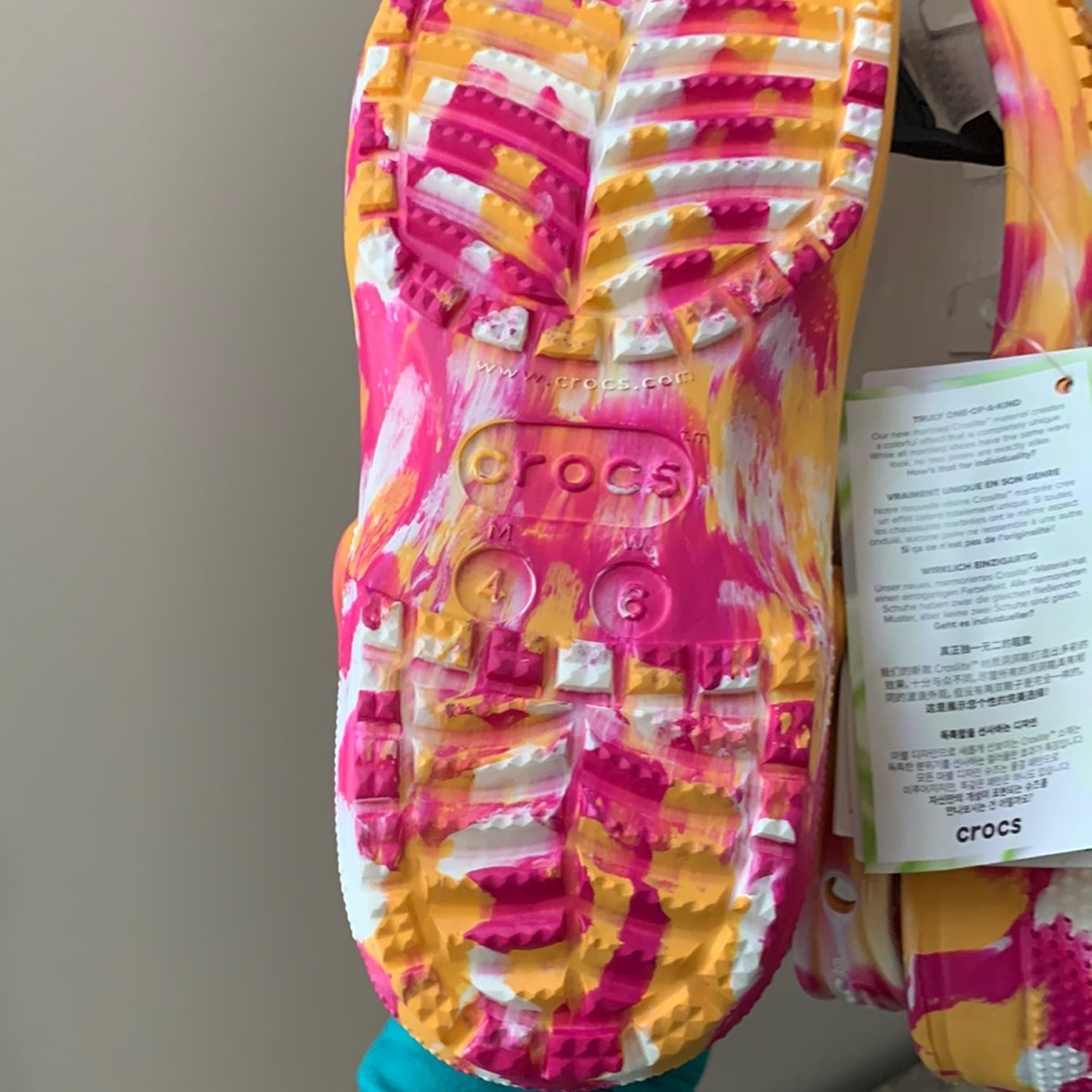 Marbled Translucent Crocs - Picture 8 of 10
